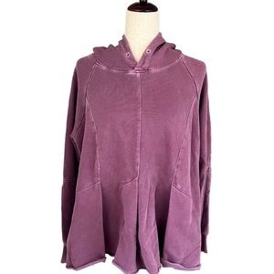 Pilcro by Anthropologie mauve purple hoodie pullover size large